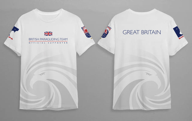 British Paragliding Team support T-shirt & Cap
